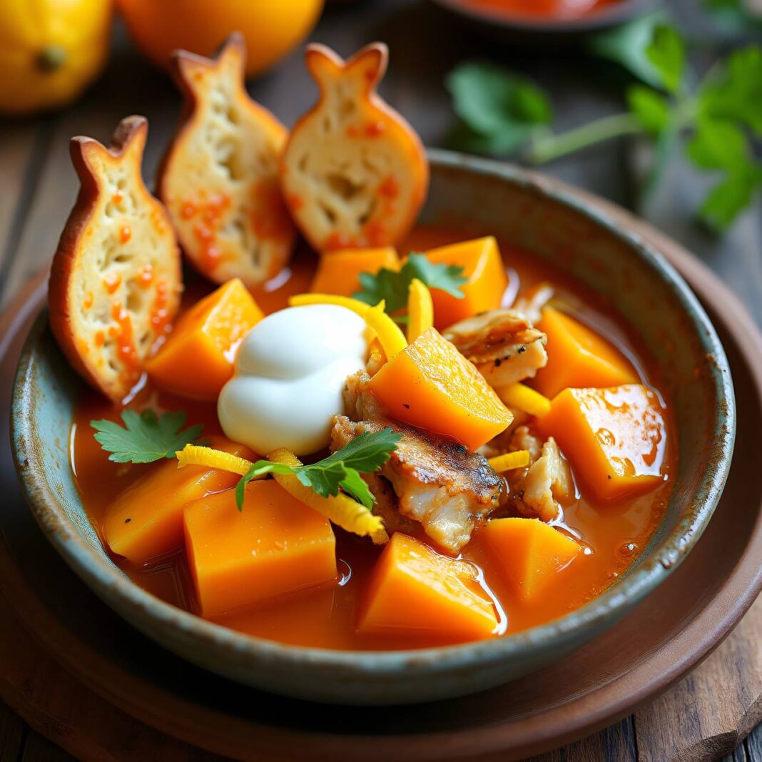 Zitronen-Kürbis-Fischtopf Rezept Zitronen-Kürbis-Fischtopf Rezept