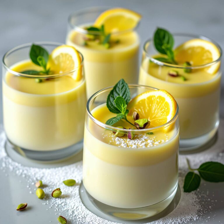 Zitronen-Panna-cotta Rezept