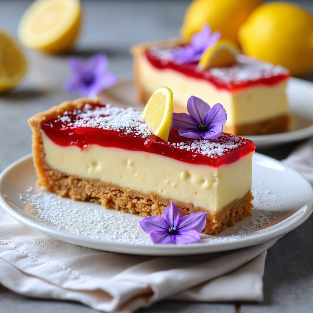 Zitronen-Quarkschnitten Rezept Zitronen-Quarkschnitten Rezept