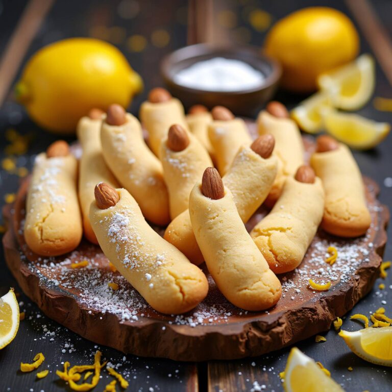 Zitronengebäck mit Mandeln Rezept