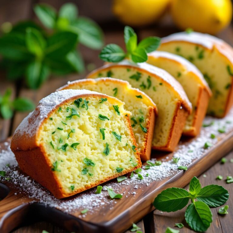 Zitronenmelissen-Schnitten Rezept