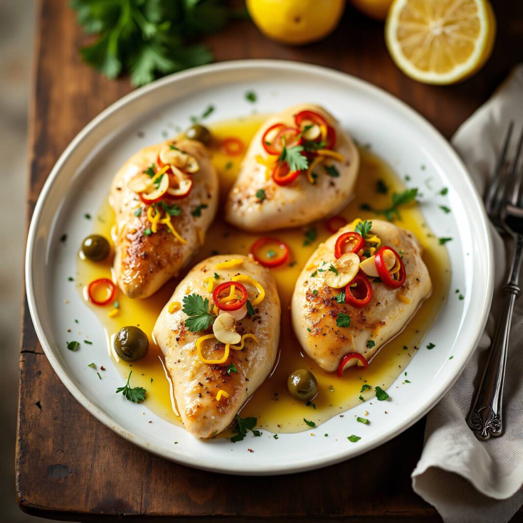 Zitronenpoulet Rezept Zitronenpoulet Rezept