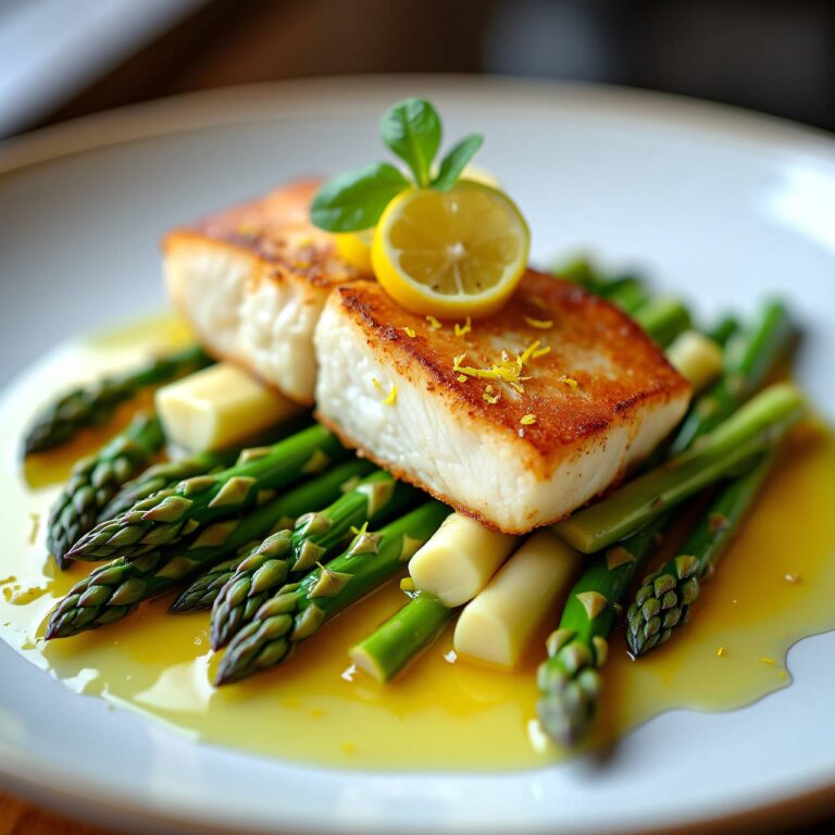 Zitronenspargeln mit Fischfilets Rezept