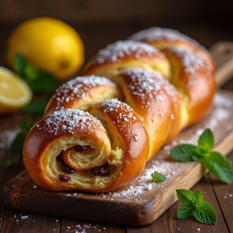 Zopf mit Füllung Rezept
