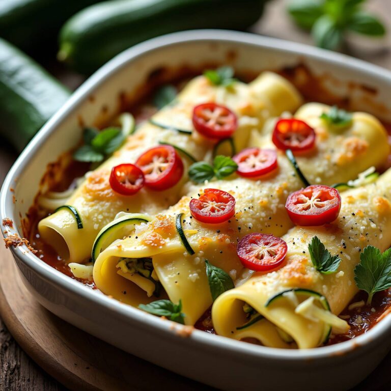 Zucchini-Cannelloni Rezept