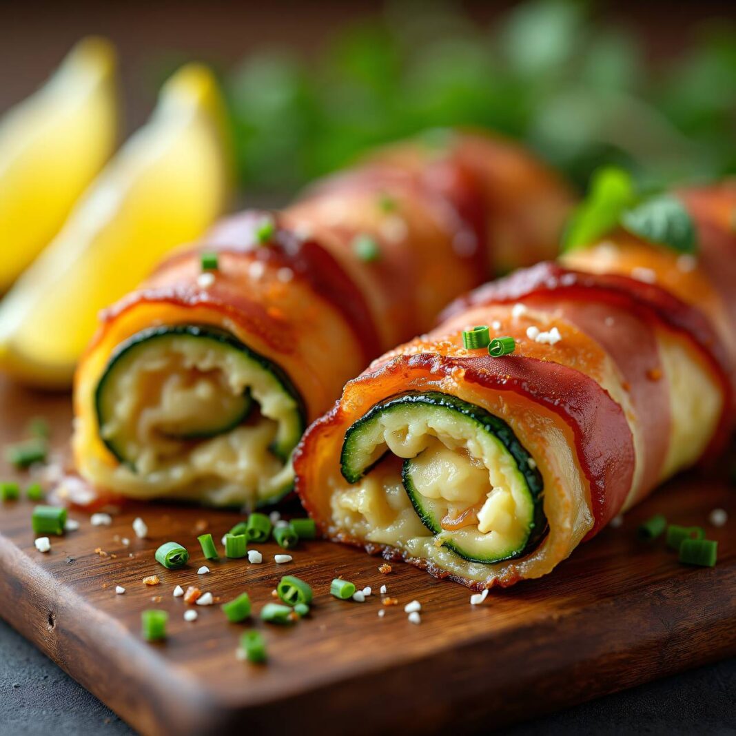Zucchini-Cordon-bleu mit Speck Rezept Zucchini-Cordon-bleu mit Speck Rezept