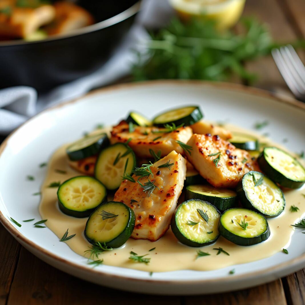 Zucchini-Hühner-Pfanne Rezept Zucchini-Hühner-Pfanne Rezept