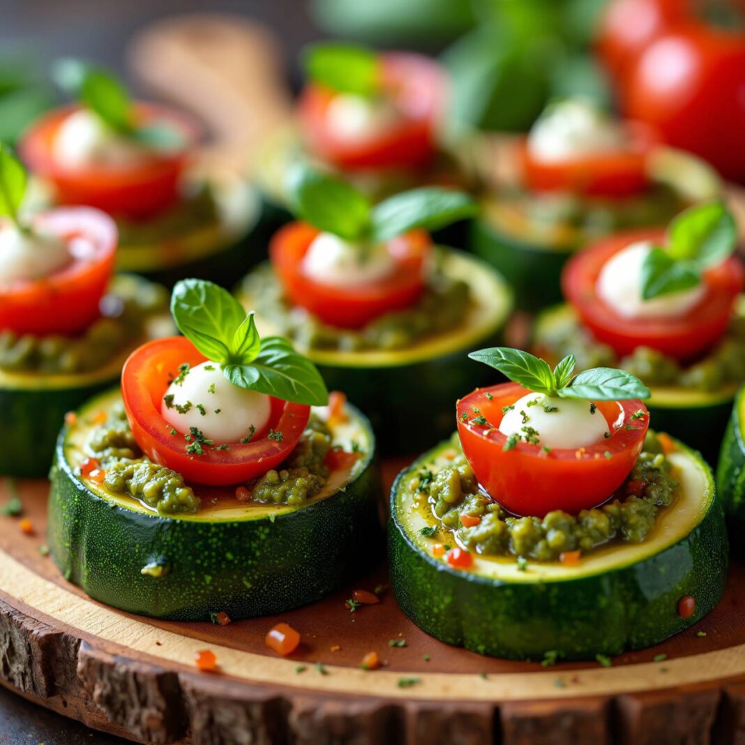 Zucchini-Pizzetten Rezept Zucchini-Pizzetten Rezept