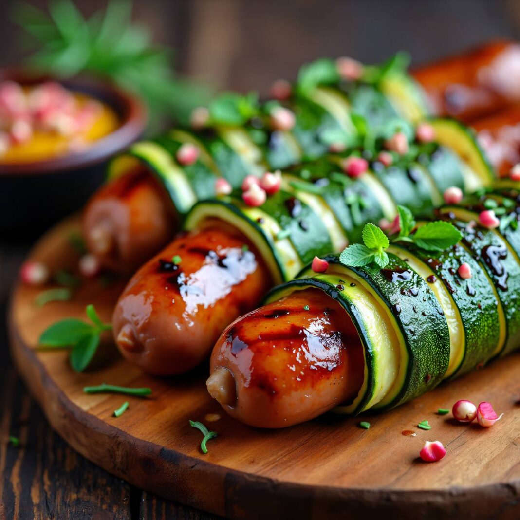 Zucchini-Würstchen Rezept Zucchini-Würstchen Rezept