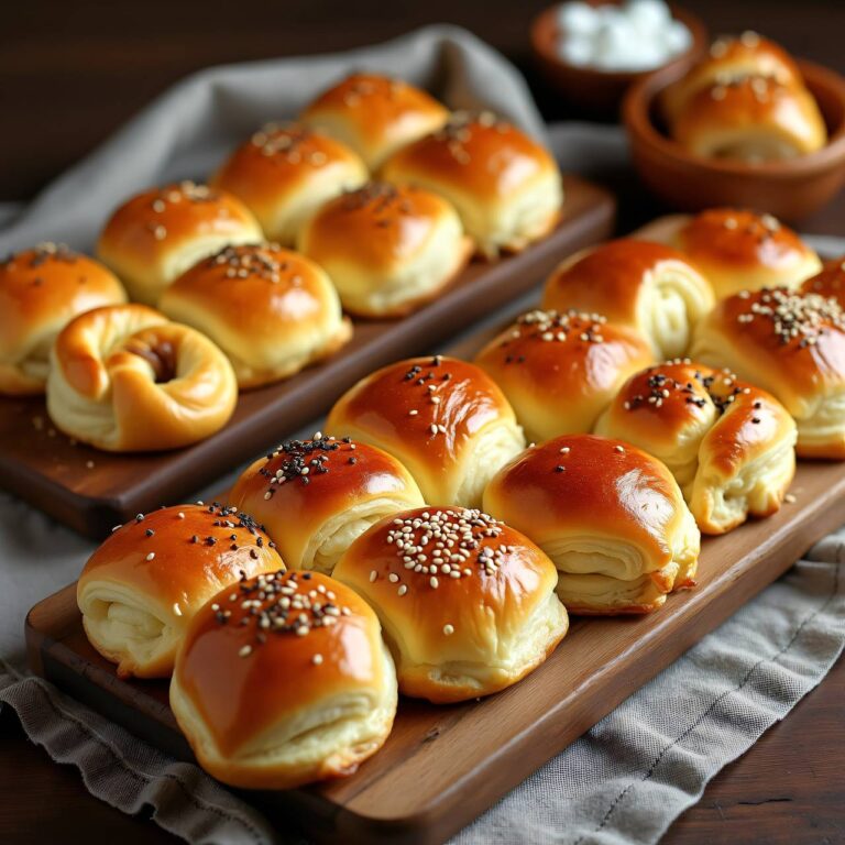 Zweierlei Prussiens (Käse/Sesam) Rezept