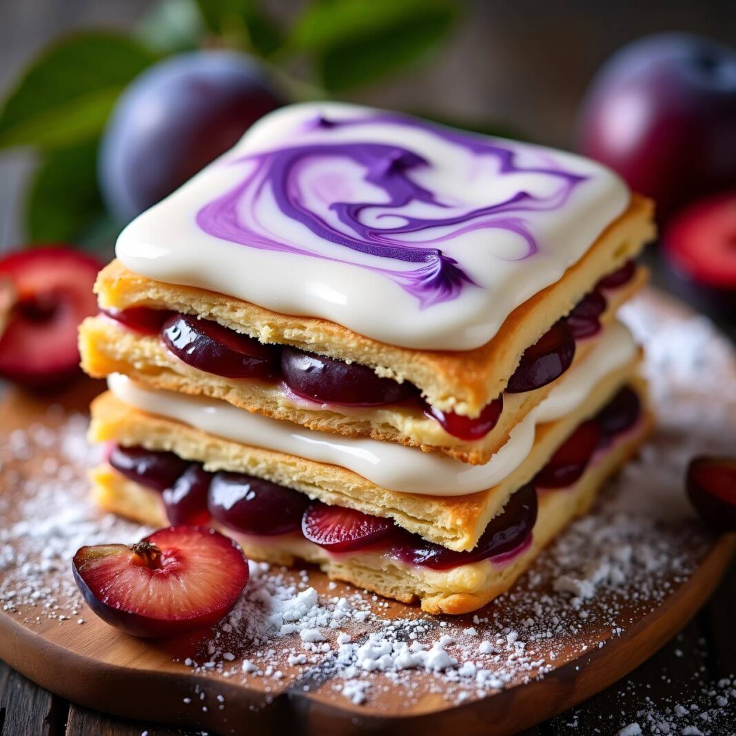 Zwetschgen-Crèmeschnitten Rezept Zwetschgen-Crèmeschnitten Rezept