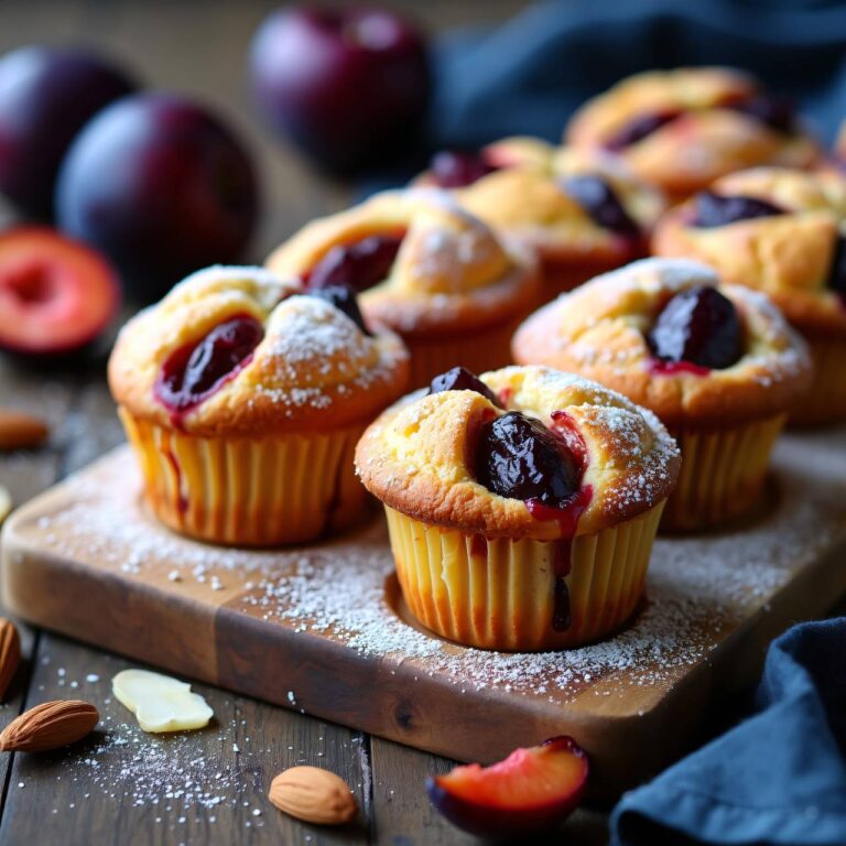 Zwetschgen-Marzipan-Muffins Rezept