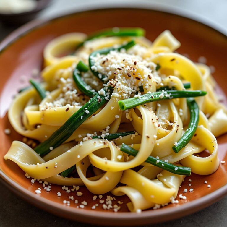 Zwiebel-Pappardelle Rezept