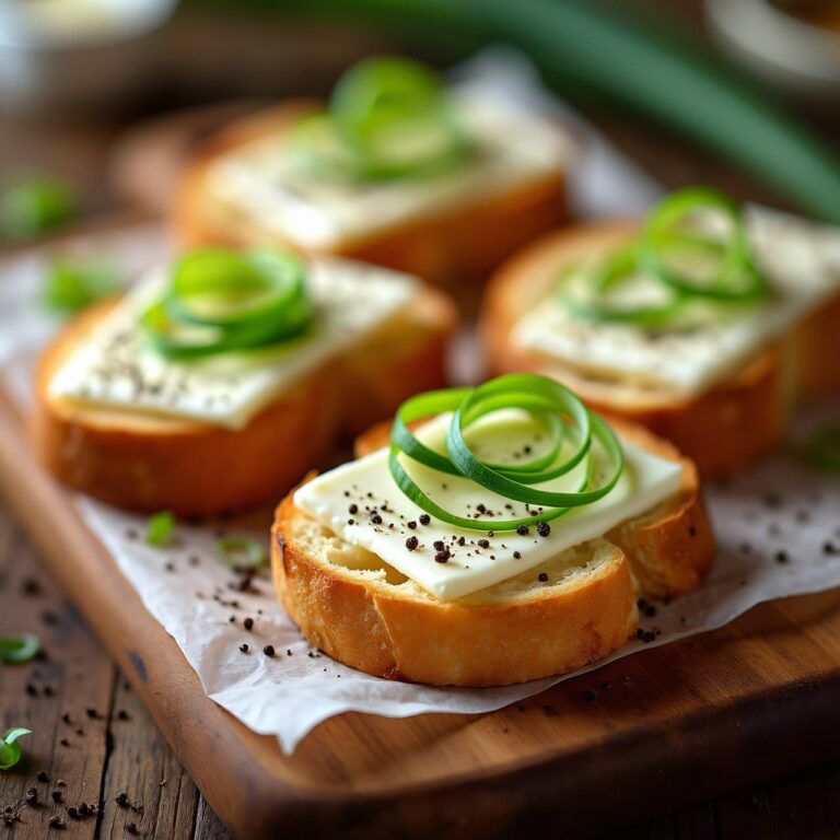 Zwiebel-Ziegenkäse-Toast Rezept
