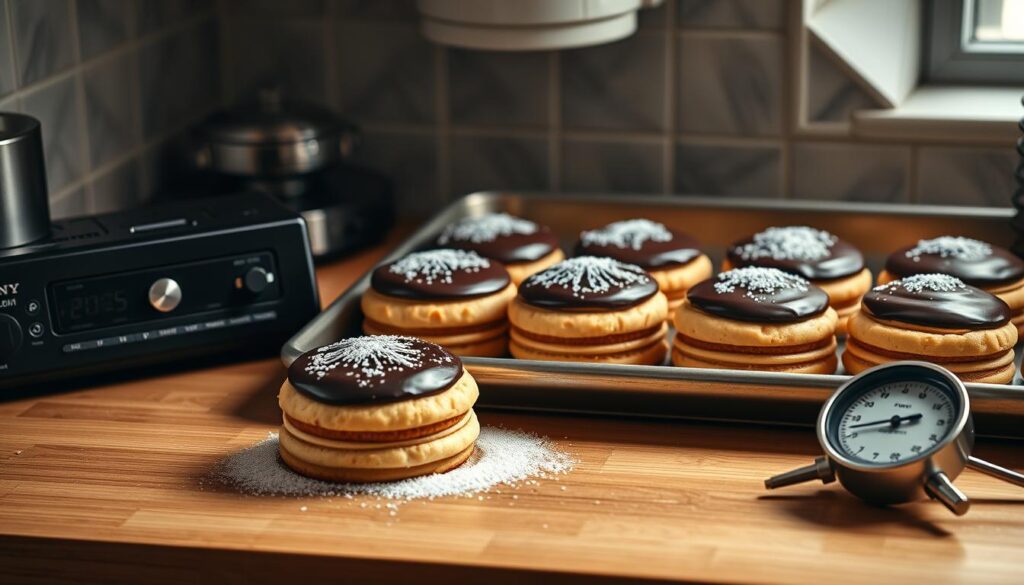 Backzeit und Temperaturkontrolle