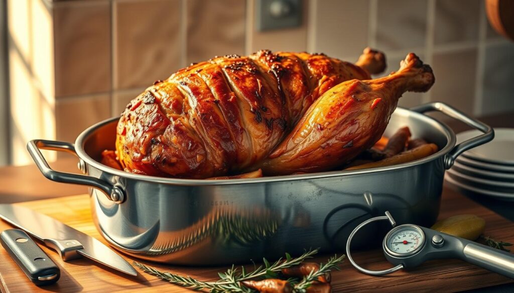 Bräter und Küchenutensilien