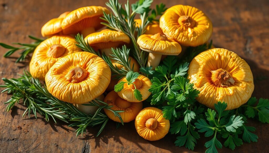 Butter und Kräuter für Pfifferlinge