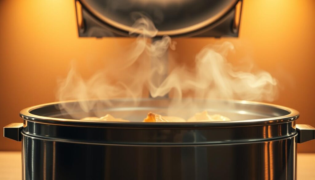 Dampfgaren für Nährstoffschonung