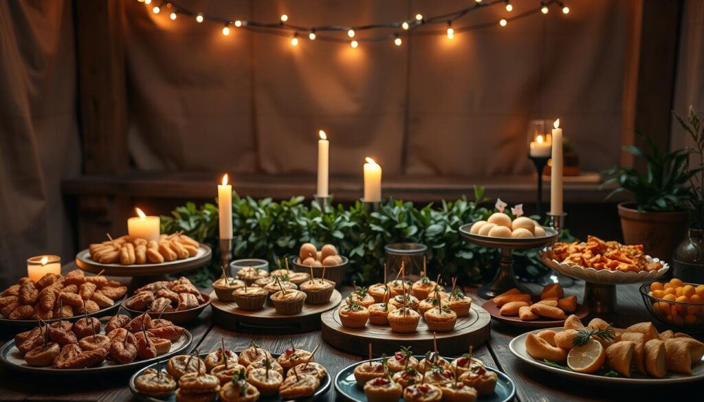 Dekoration und Ambiente bei Partys