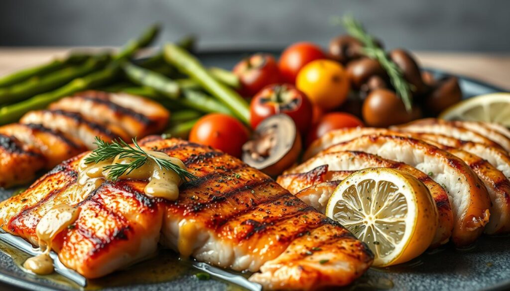 Fleisch- und Fischgerichte