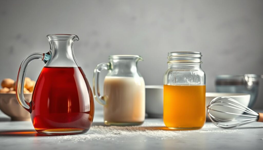 Flüssigkeitsoptionen für Pancakes