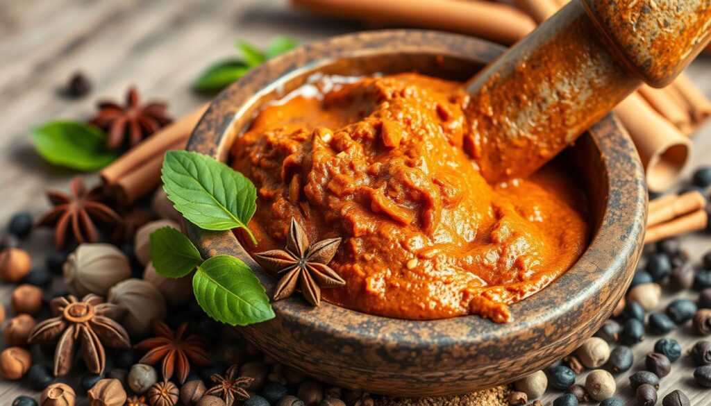 Gewürze für aromatische Paste