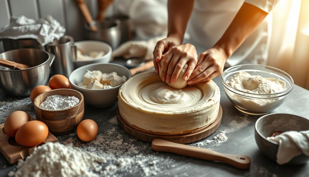 Käsekuchen Zubereitung
