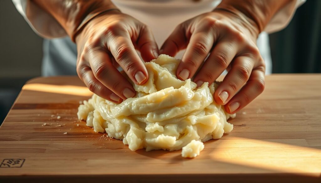 Kartoffelmasse zubereiten