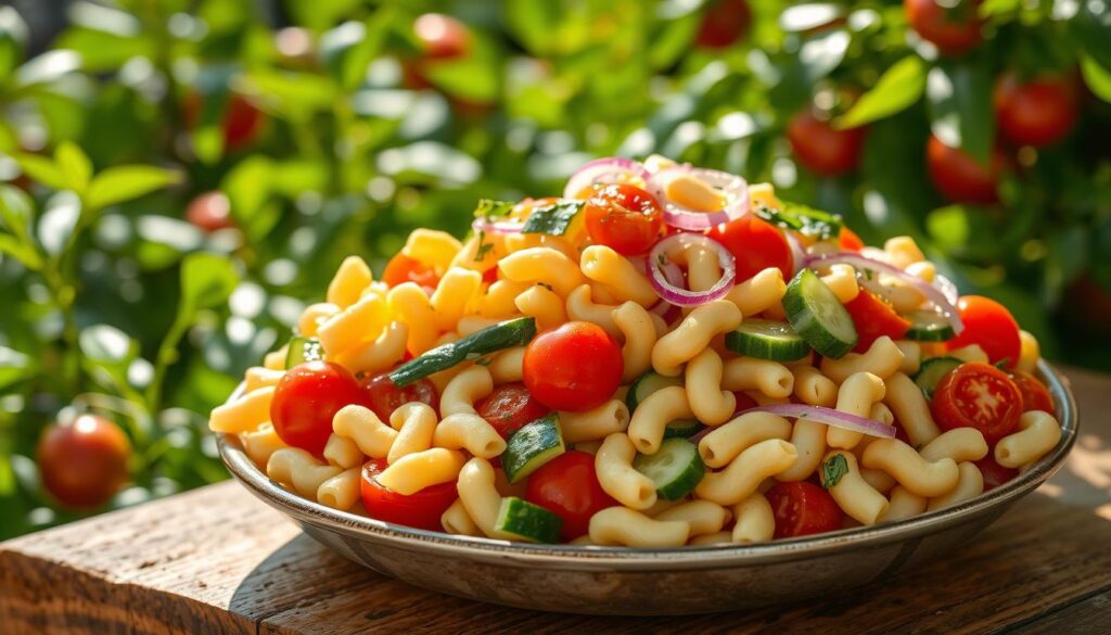 Klassischer Nudelsalat