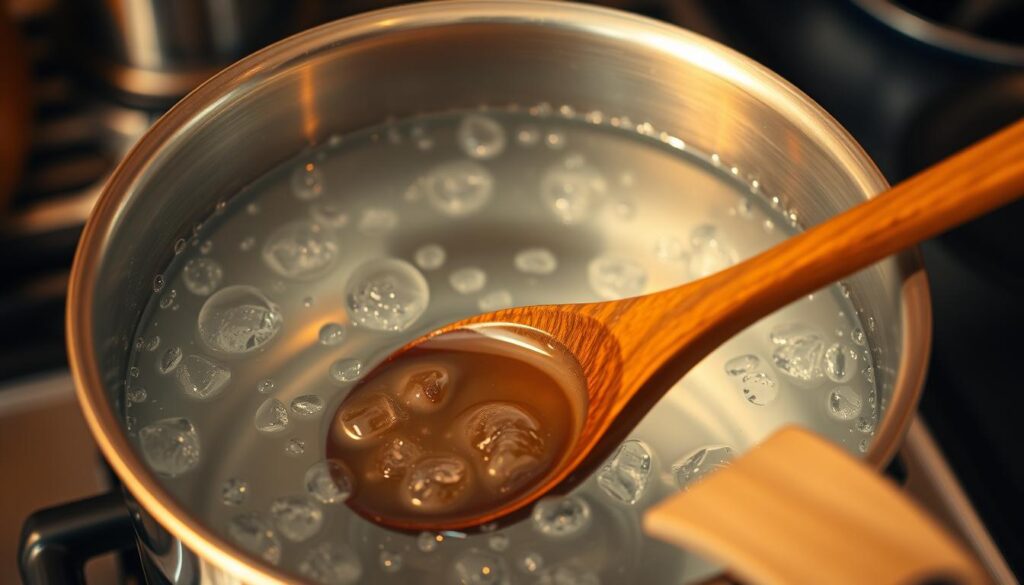 Kochwasser als Basis für Soßen