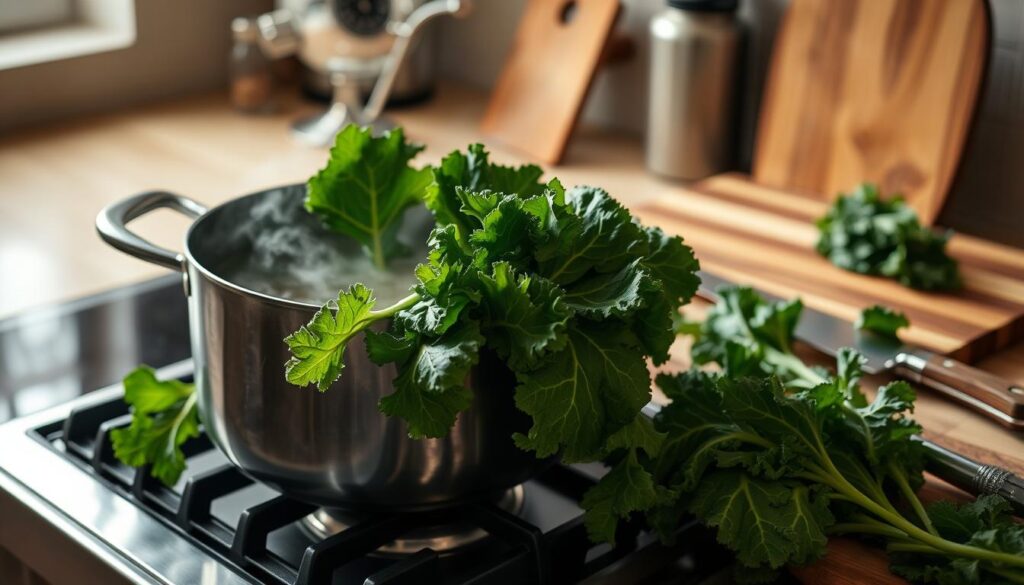 Kohl auftauen und anschwitzen