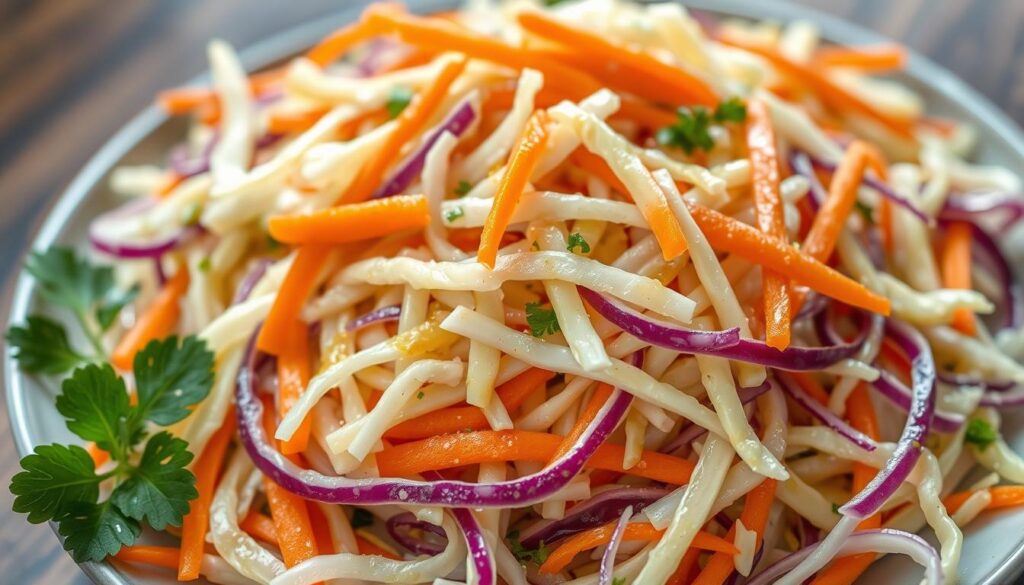 Krautsalat als Beilage