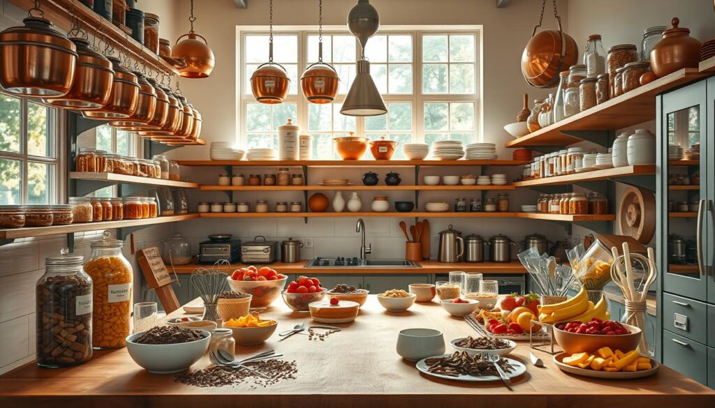 Küchenorganisation für Desserts