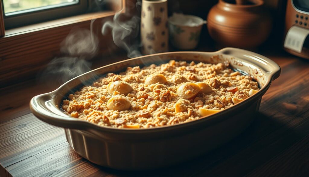 Optimale Ofeneinstellungen für Apfel Crumble Optimale Ofeneinstellungen für Apfel Crumble