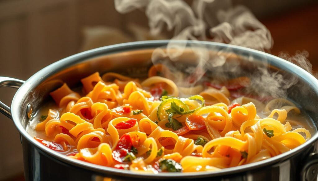 Pasta-Variationen in einem Topf