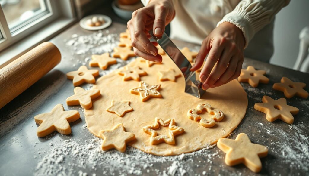 Plätzchen ausstechen Plätzchen ausstechen