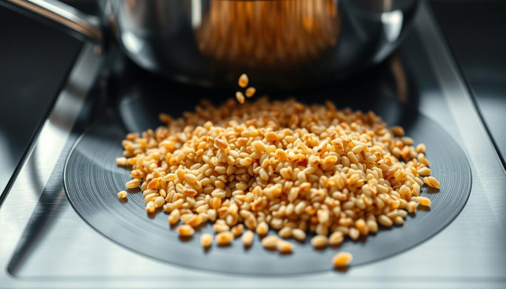 Quinoa anrösten