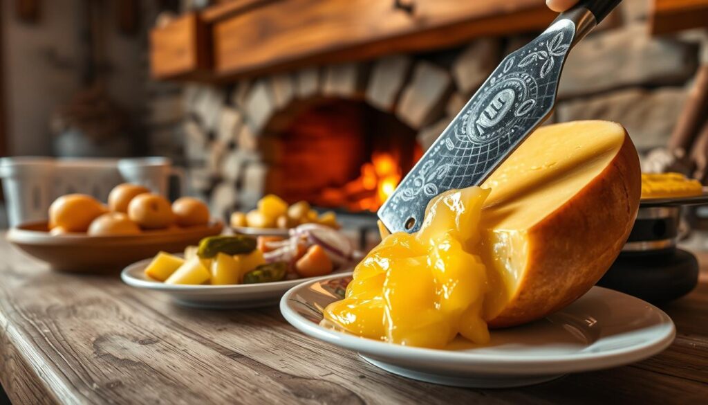 Raclette-Zubereitung