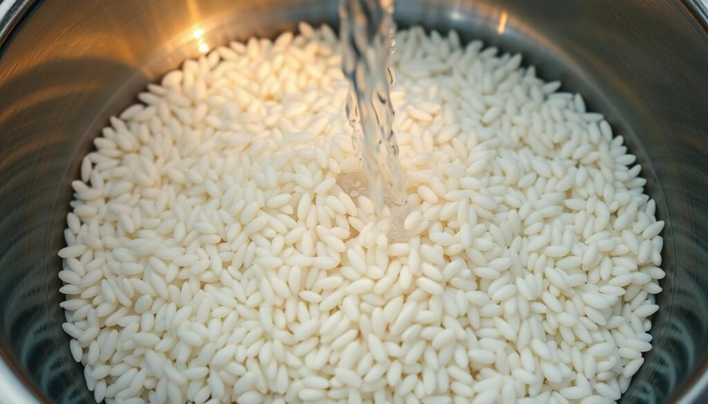 Reis waschen