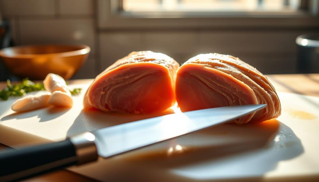 Schmetterlingsschnitt für Cordon Bleu