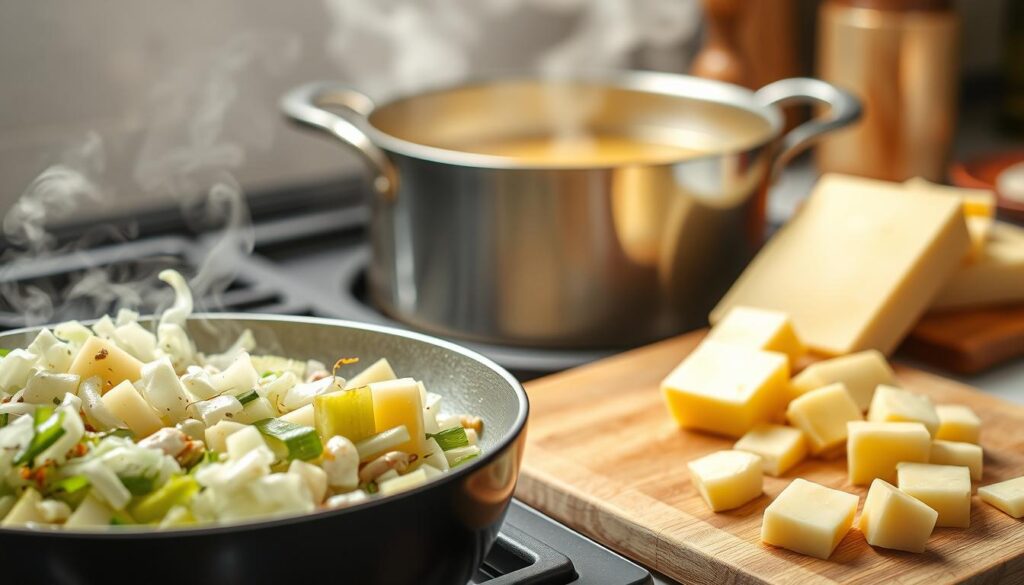 Schritt-für-Schritt Zubereitung der Suppe