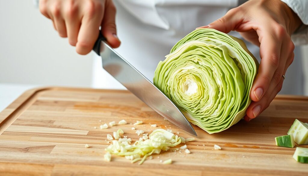 Spitzkohl richtig schneiden