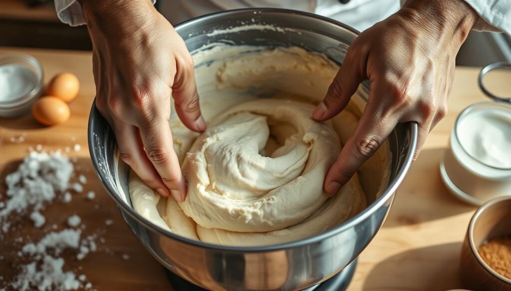 Teig anrühren Teig anrühren