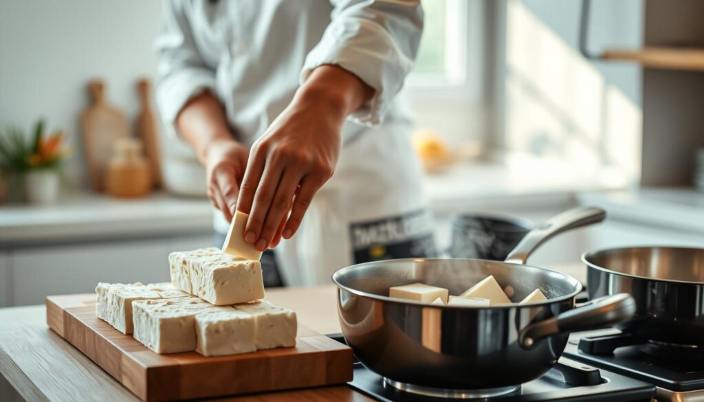Tofu-Zubereitung Schritt-für-Schritt