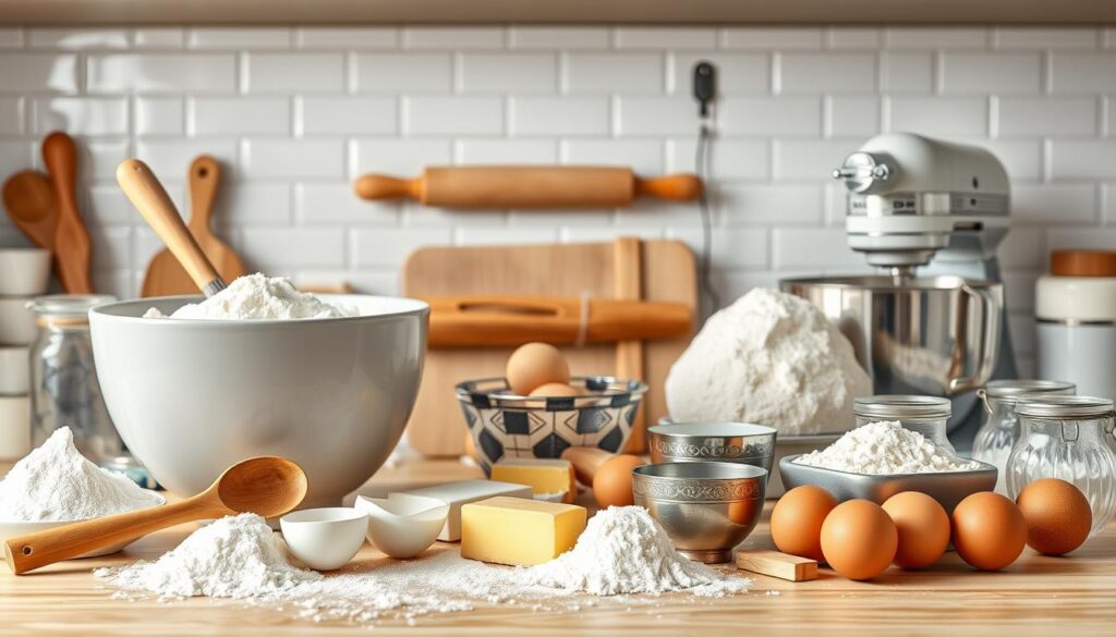 Vorbereitung für Backen