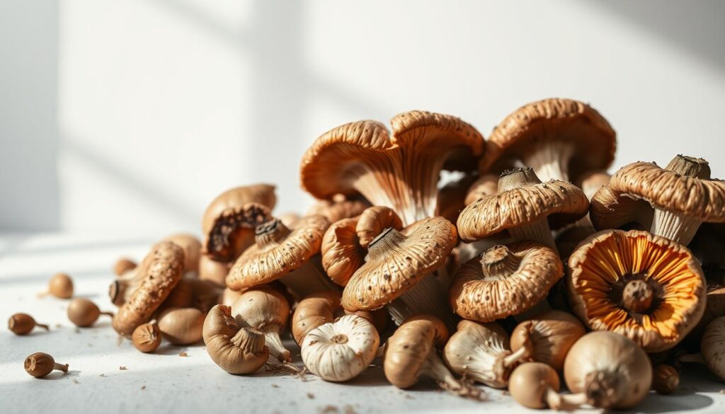 Vorbereitung von Pilzen Vorbereitung von Pilzen