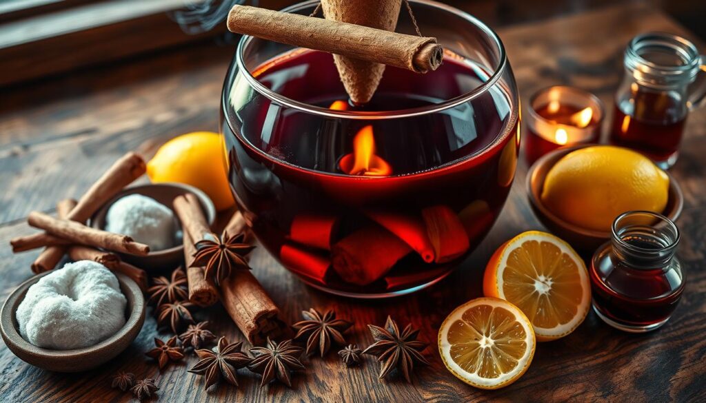 Zubereitung der Feuerzangenbowle