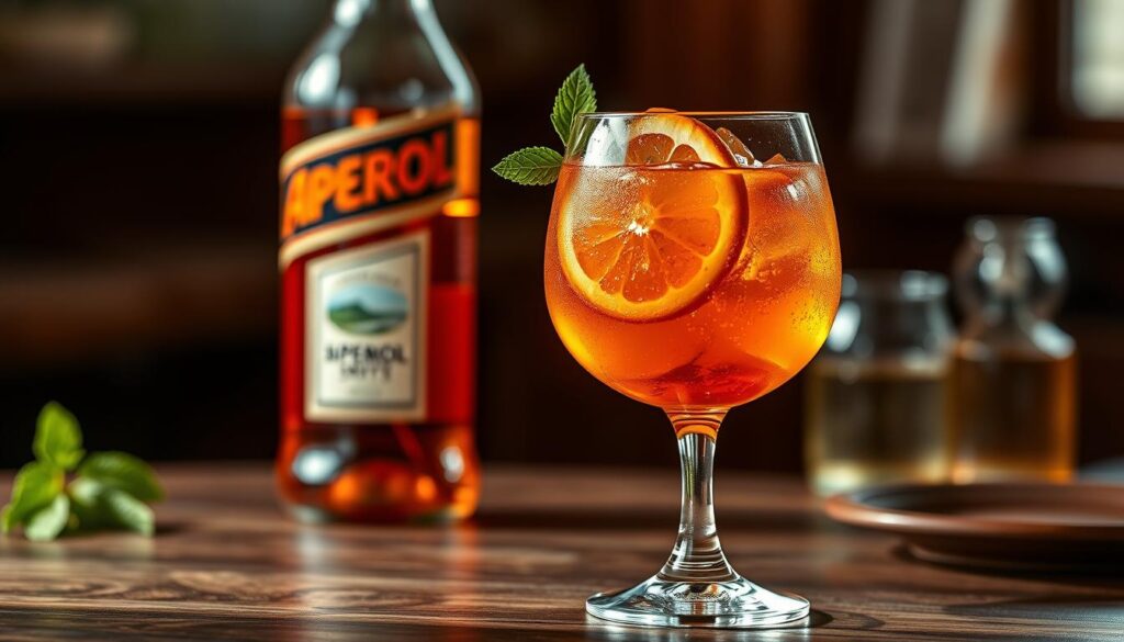 Zubereitung von Aperol Spritz