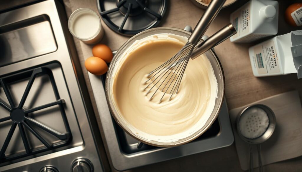 Zubereitung von Pfannkuchen