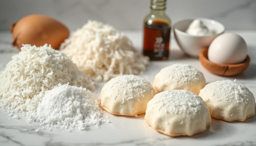 Zutaten für Kokosmakronen